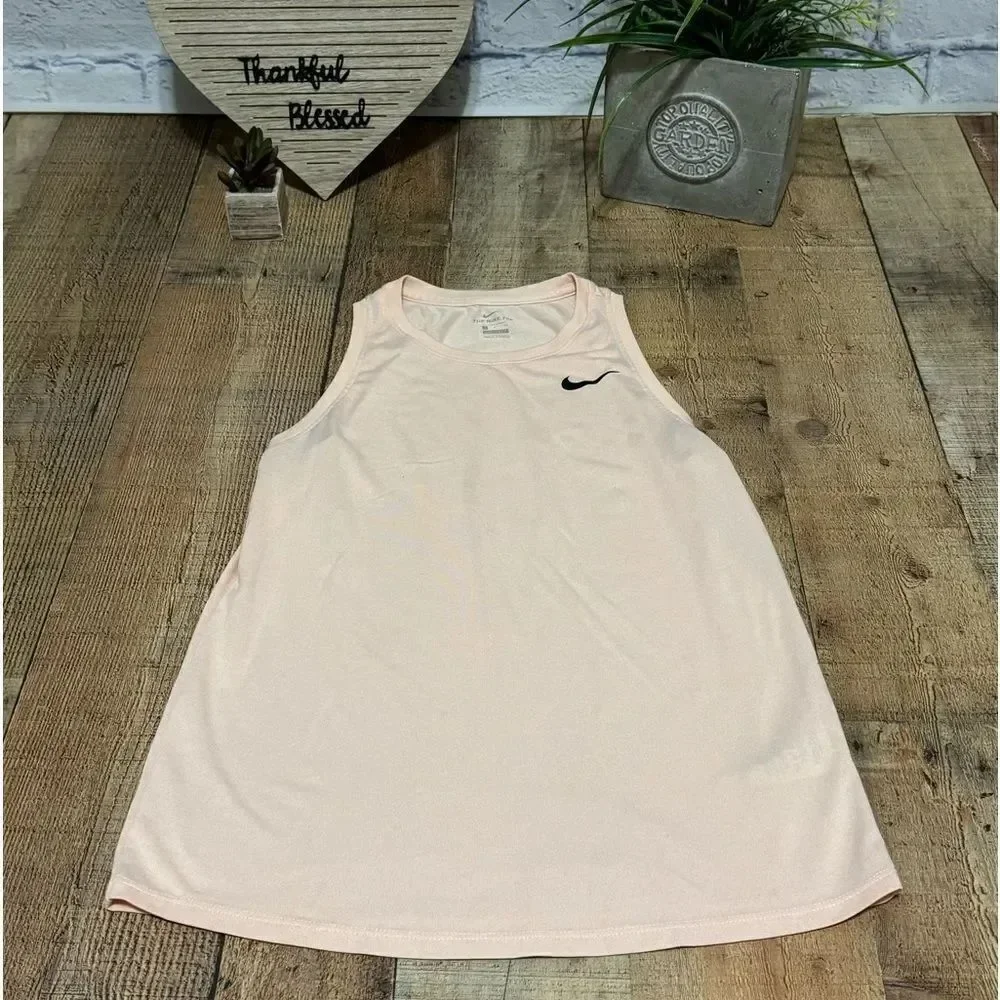 Nike Women's Dri-fit Training Tank Top peach/pink Size Small